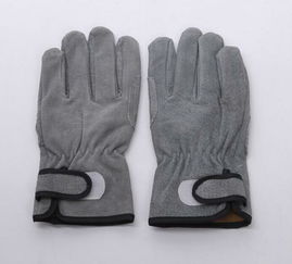 廠家直供豬皮二層掌托電焊手套 專業防護，耐用批發之選