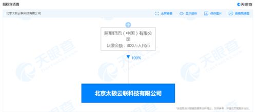 太極云聯(lián)注冊資本激增500%，阿里巴巴中國全資控股深化應(yīng)用軟件服務(wù)布局